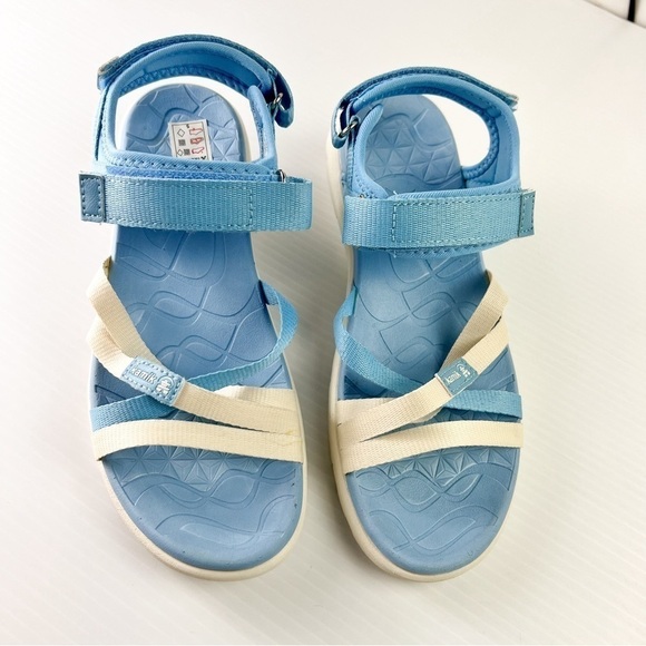 Kamik sandals womens 9 Skyros Blue Hook Loop Strap Lightweight Waterproof - Picture 3 of 10